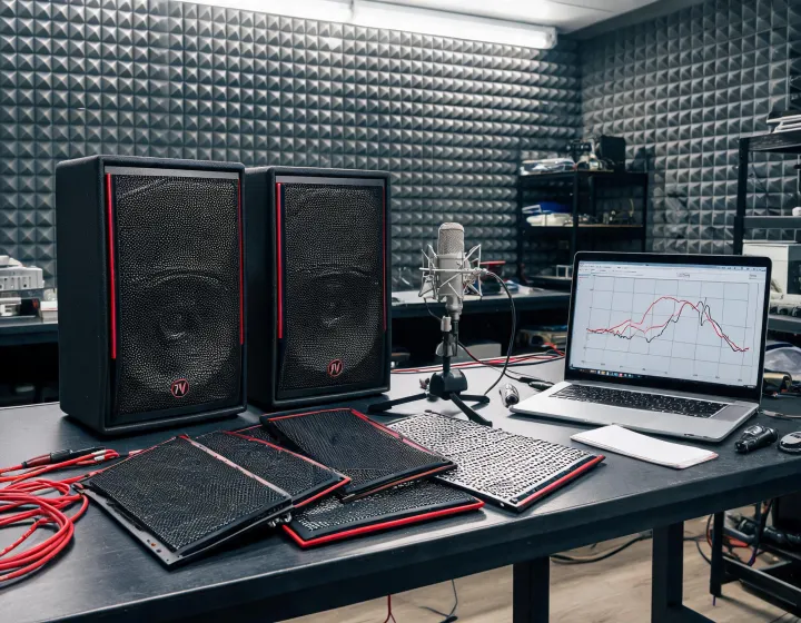 Electro-Voice professional loudspeaker engineering workspace